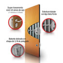Porta de Alta Segurança | Metalseg Metalurgia para Segurança